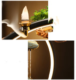 Fuente  Zen Yoga Agua de la suerte que fluye Paisaje acuático Rueda de agua