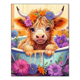 Pintura de diamantes con animales coloridos