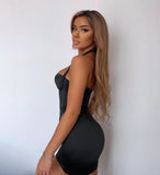 Vestido de fiesta de verano para mujer, minifalda ajustada sin espalda