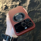 Funda Iphone 11 al 15 protectora esmerilada resistente a caídas