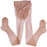 Pantimedias de seda negras Pantimedias transparentes finas y sedosas para mujer