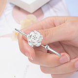 Pulsera de flores Pulsera femenina Sakura Joyería de mano