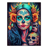 Pintura de diamantes con animales coloridos