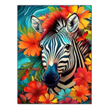 Pintura de diamantes con animales coloridos