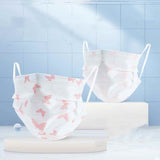 Máscara que cambia de color con respiración impresa minimalista creativa