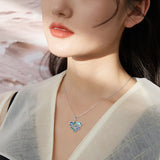 Collar con colgante de Zelda de anime de plata de ley, regalo de joyería para hombres y mujeres