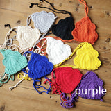 Traje de baño dos piezas tejido bikini sexy