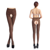 Medias Pantimedias de terciopelo sin entrepierna 120D para mujer