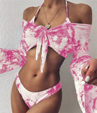 Traje de baño para mujer Bikini Tribal sexy estampado
