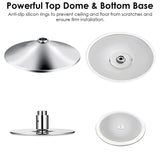 1 tubo de baile stripper de 45 mm, tubo de baile estático giratorio con altura ajustable de 88-108,1 pulgadas, capacidad de peso de 551 libras para ejercicio físico, fiesta, gimnasio en casa