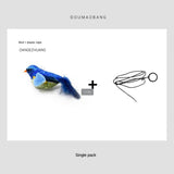 Juguete para gatos con diseño simulación de loro, suministros para mascotas Catbirdtoy