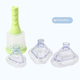 Entrenador de respiración de capacidad vital Máscara de respiración de rescate de emergencia asfixiante