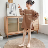 Pantimedias para niña de color sólido