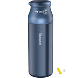 Pastillero multifuncional portátil redondo