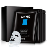 Mascarilla invisible en caja para control de aceite y suplemento de agua para hombres