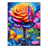 Pintura de diamantes con animales coloridos