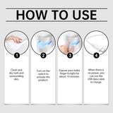 Medidor de glucosa inteligente sin pinchar ligero no invasivo y fácil de usar