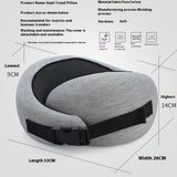 Almohada de viaje para el cuello de espuma viscoelástica suave, soporte ajustable en forma de U, para dormir cómodamente en el avión, coche, oficina, descanso del mediodía