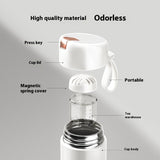 Termo magnética del agua del té de la taza del termo de la prensa ligera elegante y portátil