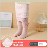 Leggings para bebé Pantimedias Forro polar engrosado