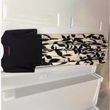 Vestido elegante estilo vacaciones cuello redondo estampado floral