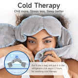 Máscara de ojos de gravedad para dormir con presión suave